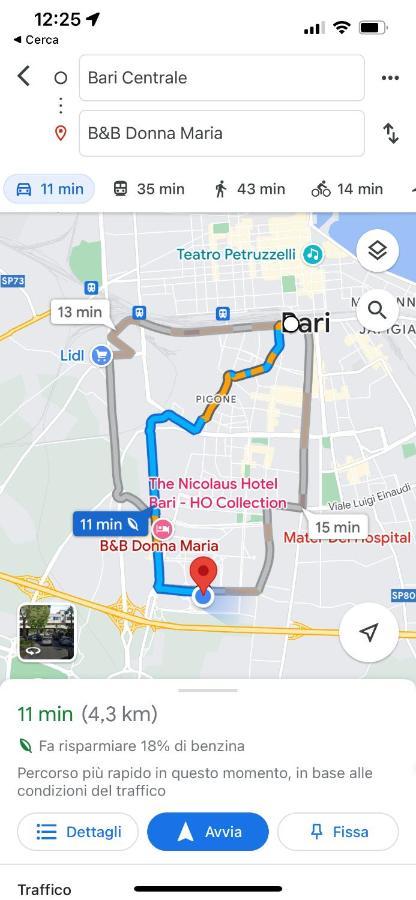 B&B Donna Maria Bari Exteriör bild